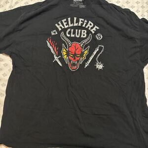 stranger things hellfire club t shirt 3xl